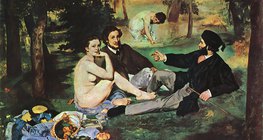 Édouard Manet - Śniadanie na trawie (1863, impresjonizm)