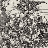 Albrecht Dürer - The Four Horsemen of the Apocalypse (1497, Renaissance)