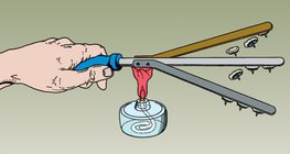 Wykazanie przewodności cieplnej w miedzi, aluminium i żelazie