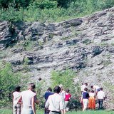 Kristályos pala a Kőszegi-hegységben