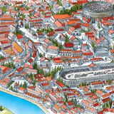 古罗马城市景观的还原