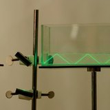 Total internal reflection in water
