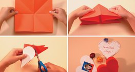 Robienie kartek okolicznościowych na Dzień Matki