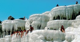 Złoża wapienia (Pamukkale, Turcja)
