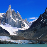 Szczyty górskie w Parku Narodowym Los Glaciares, Patagonia