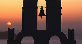 산토리니 섬의 종