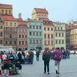 Rynek Starego Miasta w Warszawie, stolicy Polski