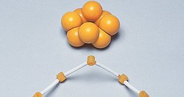 Шаростержневая модель молекулы серы