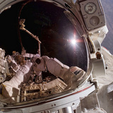 Astronaut selfie