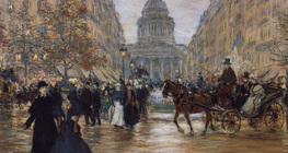 Jean Francois Raffaelli: Boulevard Saint-Michel
