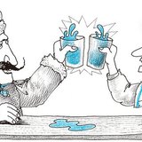 Rákóczi korabeli kuruccal koccint egy mai fiatal