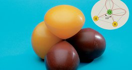 Wiążące i niewiążące pary elektronów w cząsteczce wody