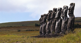Moai na Wyspie Wielkanocnej
