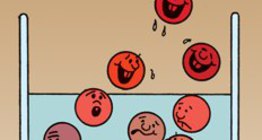 Cząsteczki pary wodnej opuszczają powierzchnię cieczy