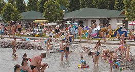 Пляж на Балатоне