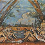 Paul Cézanne: Wielkie kąpiące się (1898-1905, postimpresjonizm)