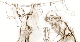 Mokre ubrania rozłożone w przewiewnym, ciepłym miejscu szybciej wysychają