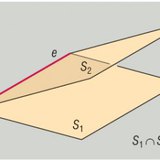 两个平面之间的交叉线