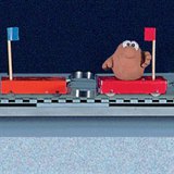 当两个物体相互作用时，速度与质量成反比