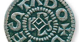 Srebrna moneta Karola Wielkiego