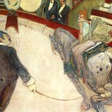 Toulouse-Lautrec - At the Circus Fernando, the rider (1888, Post-Impressionism)
