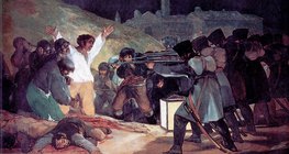 Франсиско Гойя: «Расстрел повстанцев в ночь на 3 мая 1808 года» (1814, романтизм)