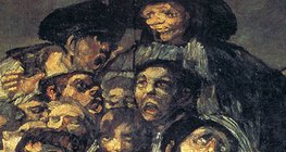 Франсиско Гойя: «Паломничество к источнику Сан-Исидро» (фрагмент, 1820, романтизм)