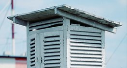 Klatka meteorologiczna do pomiaru temperatur