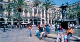 Zdjęcie ulicy w Barcelonie