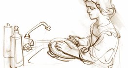 Растворы чистящих и моющих средств растворяют жиры и масла