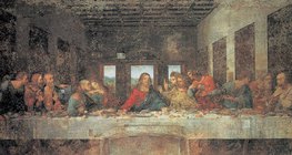 레오나르도 다빈치: 최후의 만찬 (1494년-1499년, 르네상스)