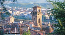 Małe miasto w północnych Włoszech