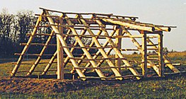 Budowa pit-house'u - Krok 1