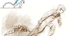 Na wykresach siła jest przedstawiana za pomocą strzałki