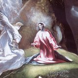 El Greco: Agony in the Garden (Mannerism, detail)