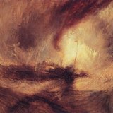 J. M. W.ターナー - 吹雪：スチームボート港の口（1842年、ロマン）オフ