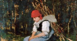 Mihály Munkácsy: Kobieta niosąca chrust
