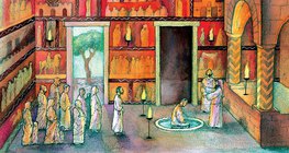 Wczesnochrześcijański rytuał w kościele Dura Europos