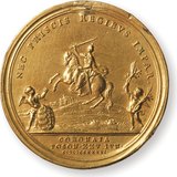 Coin issued for commemorating the coronation of Maria Theresa