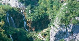 Wodospady na jeziorach Plitwickich