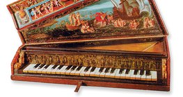 17세기의 옥타브 스피넷