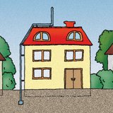 Piorunochron na budynku