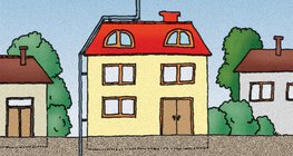 Piorunochron na budynku