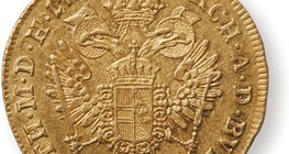 Złota moneta Józefa II Habsburga