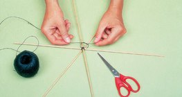 Плетение паутины – шаг 1