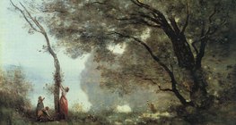 Corot: Wspomnienie z Mortefontaine (1864, Realizm)