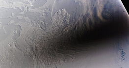 Cień zaćmienia słońca rzucony na Ziemię