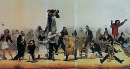 Daumier: Obsesja szalonych polityków (ok. 1830–1835, Realizm)
