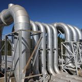 管道的曲线设计是用于消除热膨胀的