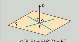 점과 면 사이의 거리